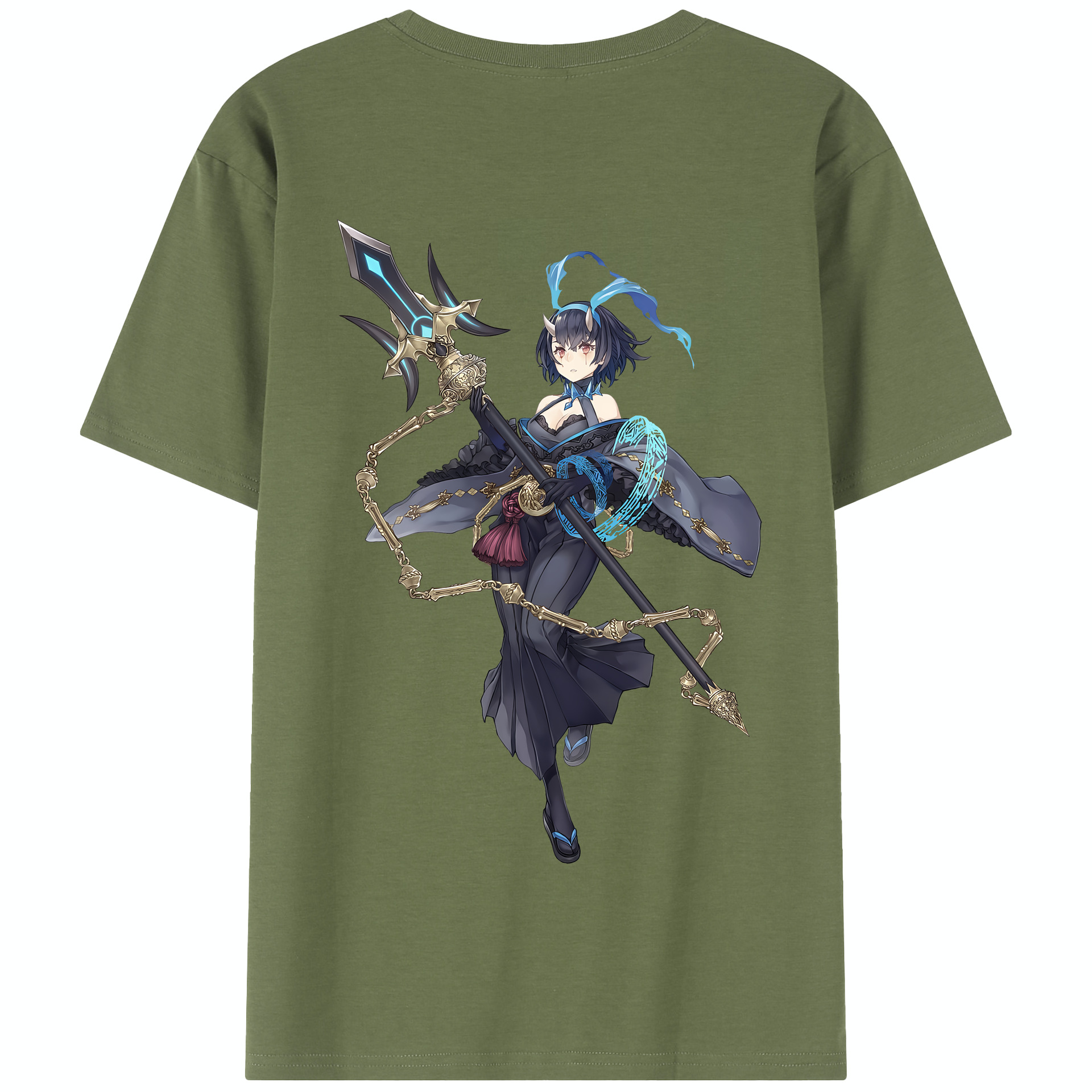 （画像用） 転スラ Regarding Reincarnated to Slime 綿100％半袖Tシャツ（背面プリント）